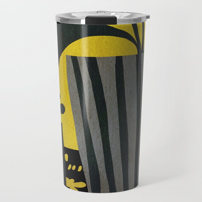 Abstract-botanical 46-2 Travel Mug Gallery Image 1