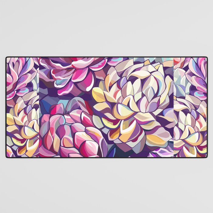 Peonies Desk Mat Gallery Image 3