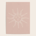 Boho Sun Drawing XXIII Neutral Pink Poster Gallery Image 4