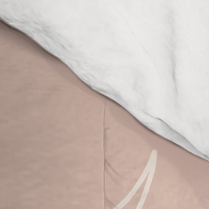 Boho Sun Drawing XXIII Neutral Pink Comforter Gallery Image 4