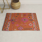 Moroccan Berber Geometric Pattern In Warm Earth Tones Rug Gallery Image 1