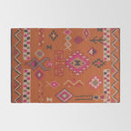 Moroccan Berber Geometric Pattern In Warm Earth Tones Rug Gallery Image 2