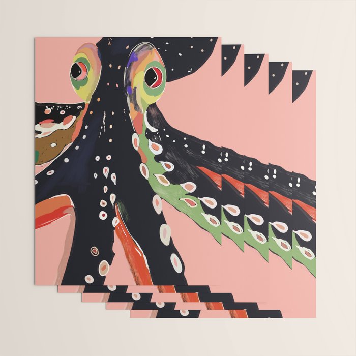 Colorful Octopus Wrapping Paper Gallery Image 3