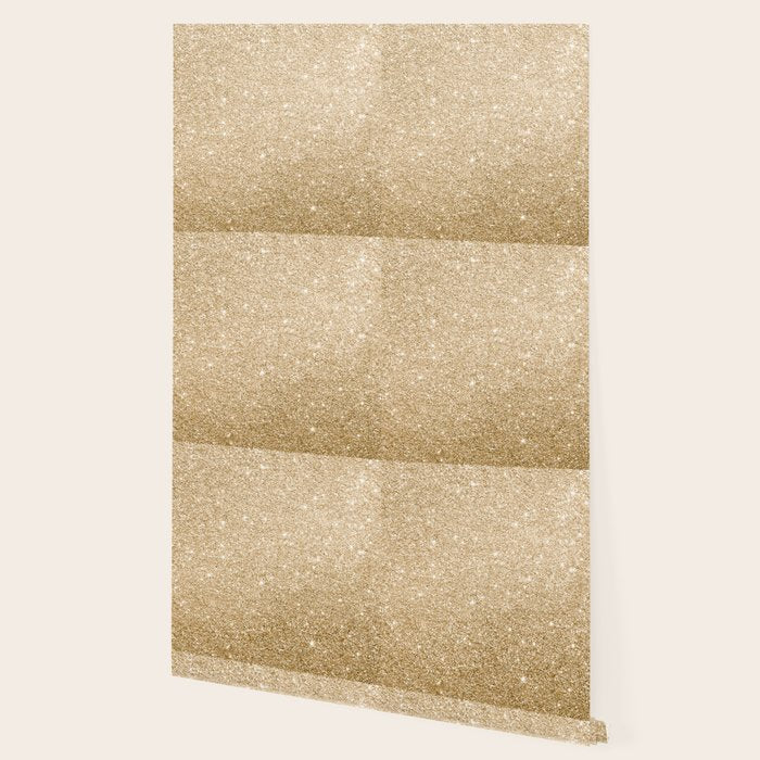 Modern abstract elegant chic gold glitter Wallpaper Gallery Image 2