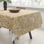 Modern abstract elegant chic gold glitter Tablecloth Gallery Image 3
