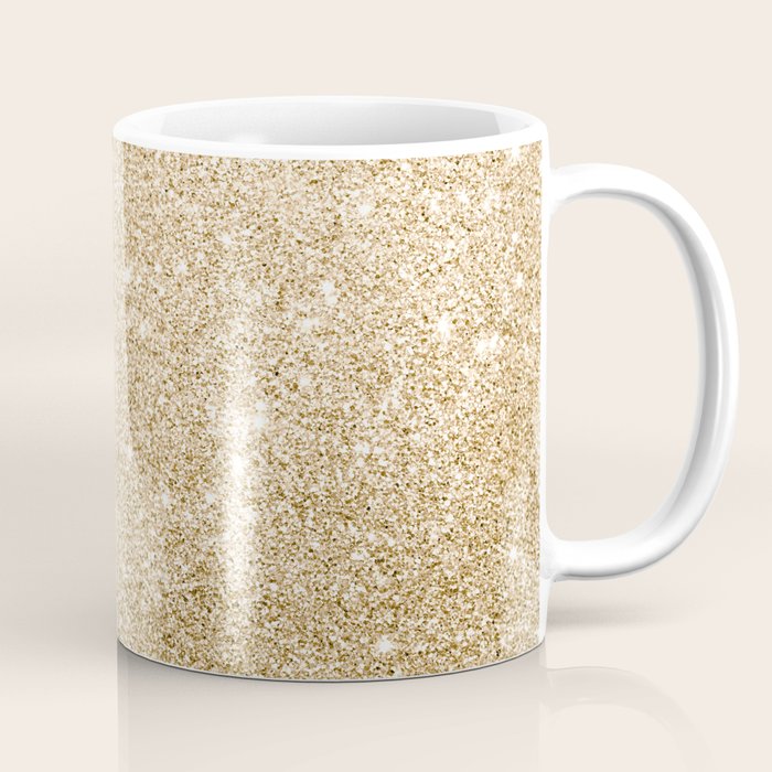 Modern abstract elegant chic gold glitter Coffee Mug Gallery Image 1
