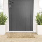 Modern abstract elegant chic gold glitter Welcome Mat Gallery Image 3