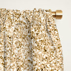 Modern abstract elegant chic gold glitter Window Curtain Gallery Image 2