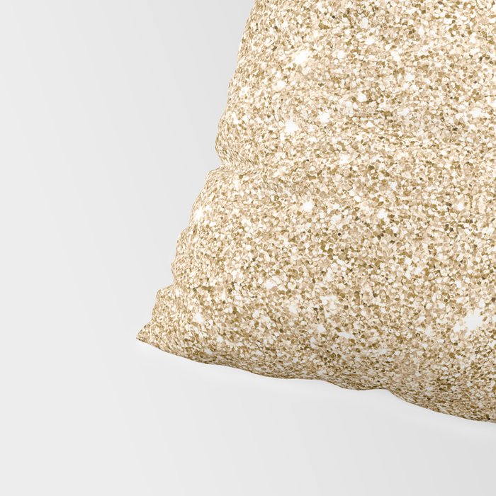 Modern abstract elegant chic gold glitter Pillow Sham Gallery Image 4