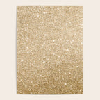 Modern abstract elegant chic gold glitter Poster Gallery Image 4