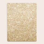 Modern abstract elegant chic gold glitter Notebook Gallery Image 4