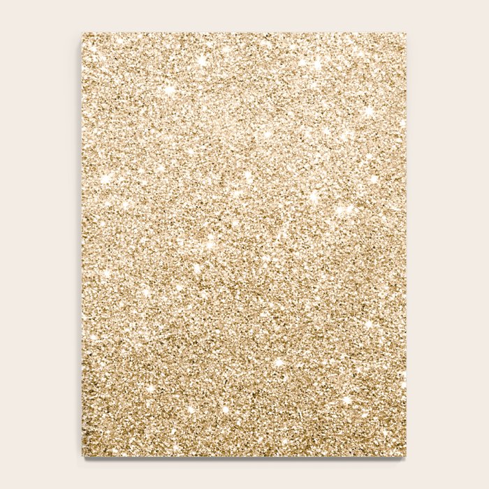 Modern abstract elegant chic gold glitter Notebook Gallery Image 4