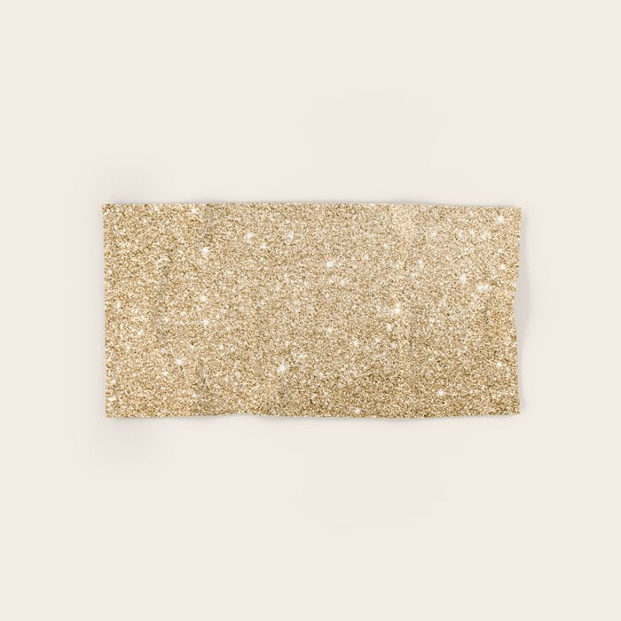 Modern abstract elegant chic gold glitter Towels Gallery Image 1