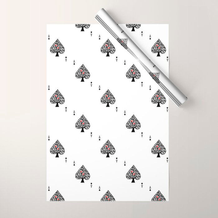 Ace of spade Wrapping Paper Gallery Image 1