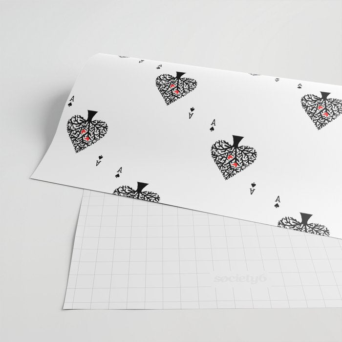 Ace of spade Wrapping Paper Gallery Image 2