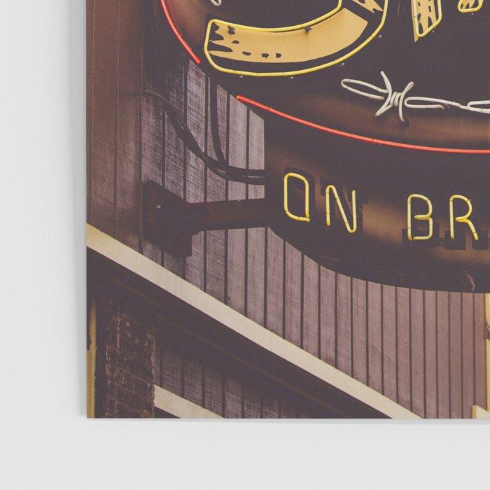 Nashville Broadway Neon Sign Photography Poster Gallery Image 3