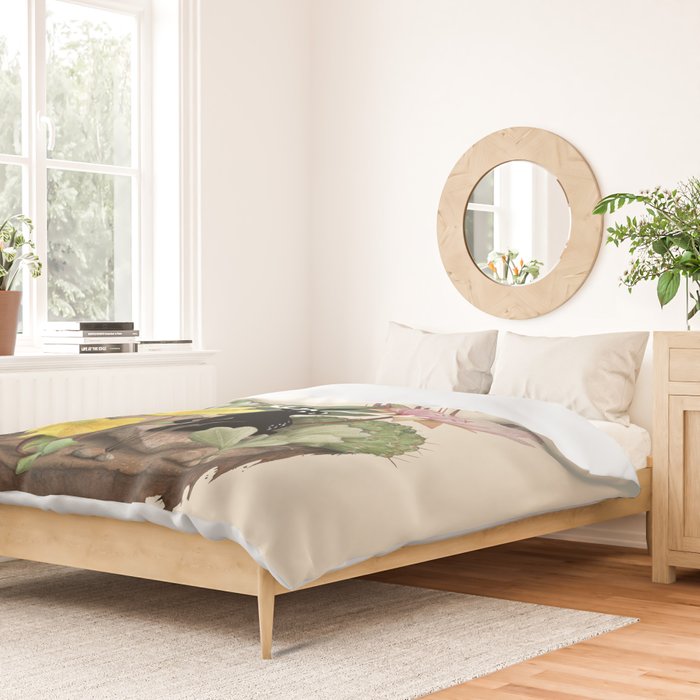 Tiny Jackalope Duvet Cover Gallery Image 2