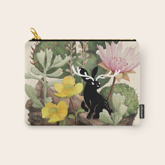 Tiny Jackalope Carry All Pouch Gallery Image 1