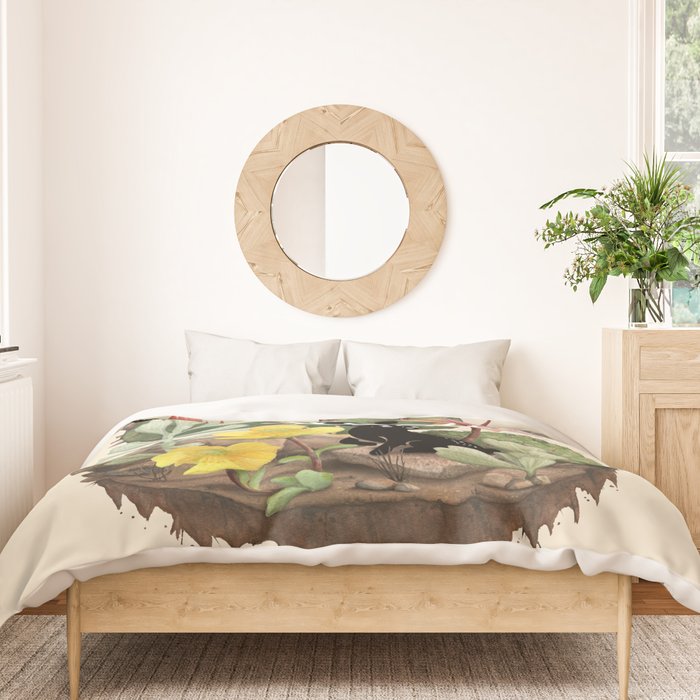 Tiny Jackalope Duvet Cover Gallery Image 3