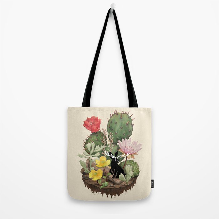 Tiny Jackalope Tote Bag Gallery Image 2