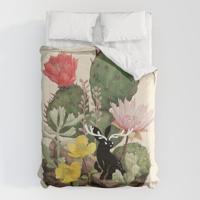 Tiny Jackalope Comforter Gallery Image 1