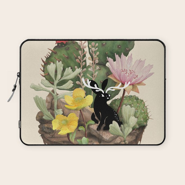 Tiny Jackalope Laptop Sleeve Gallery Image 1