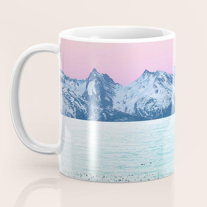 The Island, Pastel Tropical Beach, Travel Nature Landscape, Surrealism Photography Summer Coffee Mug Gallery Image 3
