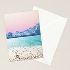 The Island, Pastel Tropical Beach, Travel Nature Landscape, Surrealism Photography Summer Stationery Card Gallery Image 2