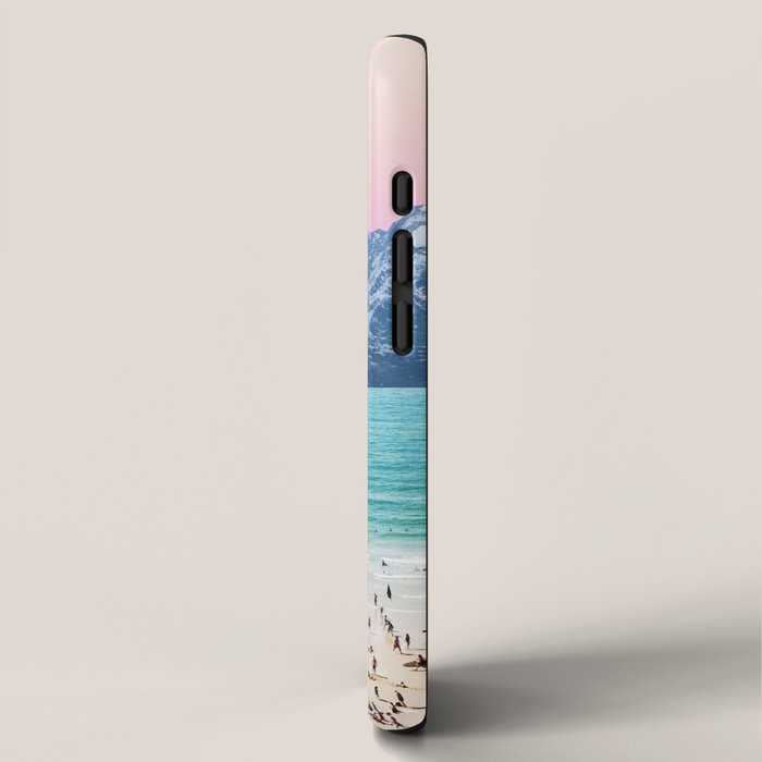 The Island, Pastel Tropical Beach, Travel Nature Landscape, Surrealism Photography Summer iPhone Case Gallery Image 2