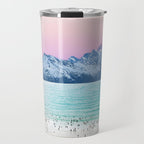 The Island, Pastel Tropical Beach, Travel Nature Landscape, Surrealism Photography Summer Travel Mug Gallery Image 1