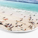 The Island, Pastel Tropical Beach, Travel Nature Landscape, Surrealism Photography Summer Bath Mat Gallery Image 3