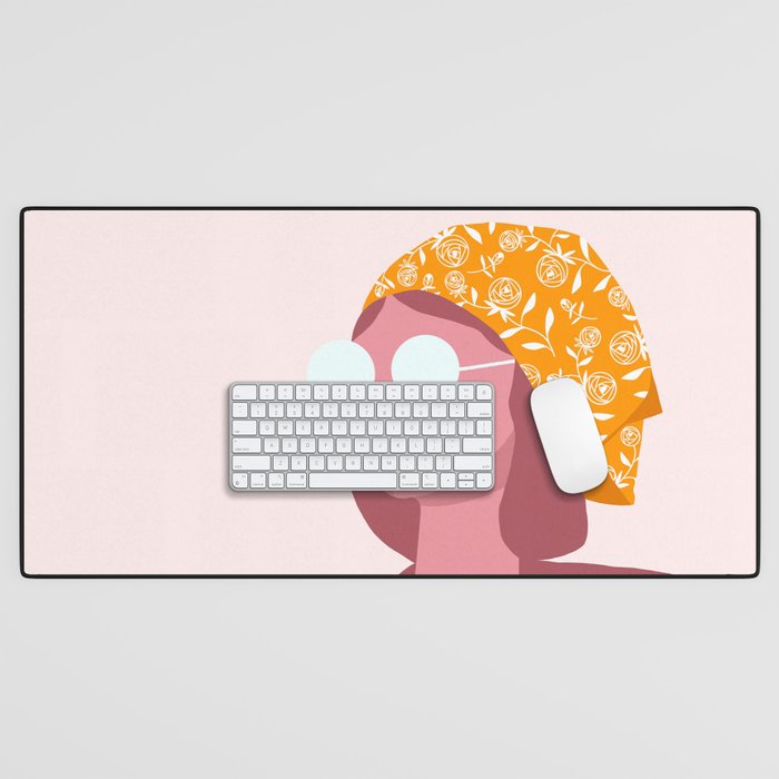 Spring Scarf Desk Mat Gallery Image 1