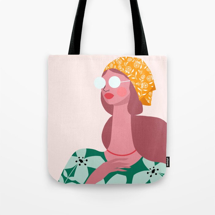 Spring Scarf Tote Bag Gallery Image 1