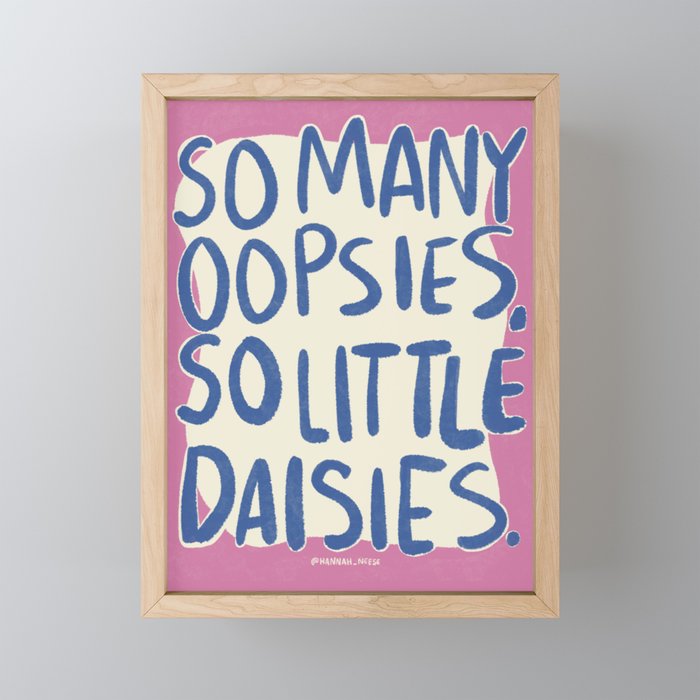 So Many Oopsies Art Print Mini Art Print Gallery Image 1