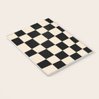 Abstract Checkerboard black Notebook Gallery Image 3