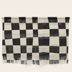 Abstract Checkerboard black Wall Hanging Gallery Image 1