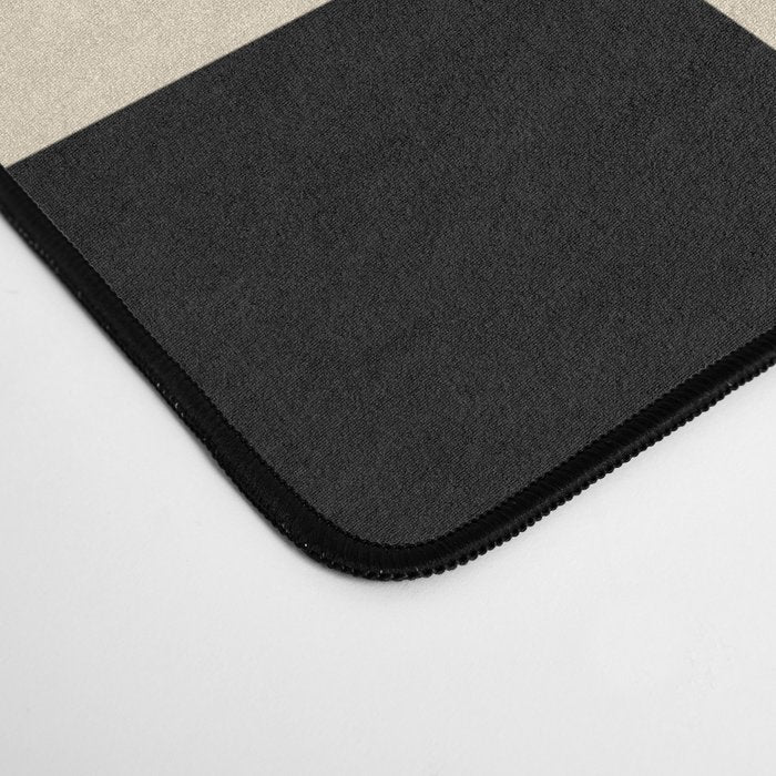 Abstract Checkerboard black Desk Mat Gallery Image 4
