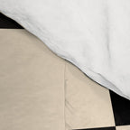 Abstract Checkerboard black Comforter Gallery Image 4