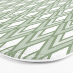 Diamond Arrows . Pistachio Green Bath Mat Gallery Image 3