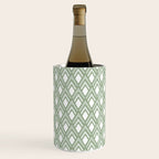 Diamond Arrows . Pistachio Green Wine Chiller Gallery Image 2