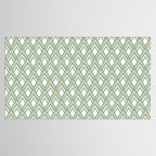 Diamond Arrows . Pistachio Green Tablecloth Gallery Image 2