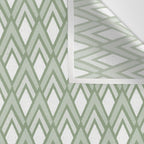 Diamond Arrows . Pistachio Green Wall Tapestry Gallery Image 3