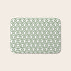 Diamond Arrows . Pistachio Green Bath Mat Gallery Image 1