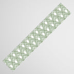 Diamond Arrows . Pistachio Green Table Runner Gallery Image 3