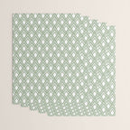 Diamond Arrows . Pistachio Green Wrapping Paper Gallery Image 3