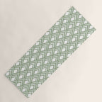 Diamond Arrows . Pistachio Green Yoga Mat Gallery Image 1