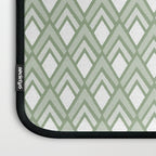 Diamond Arrows . Pistachio Green Laptop Sleeve Gallery Image 3