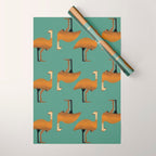 Whimsy Emu Wrapping Paper Gallery Image 1