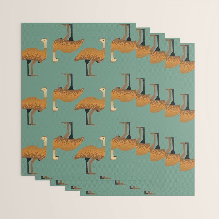 Whimsy Emu Wrapping Paper Gallery Image 3