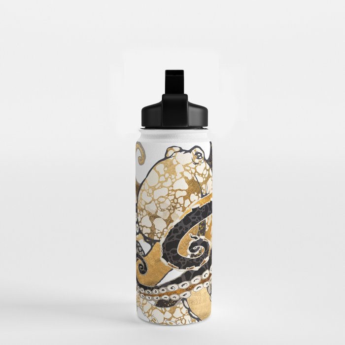Metallic Octopus Water Bottle Gallery Image 2